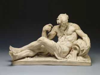 Flussgott (Vorderansicht) ca. 1755